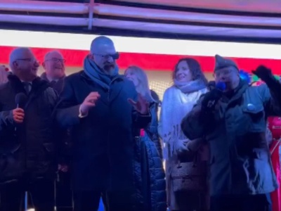 Grzegorz Braun „Kto nie skacze, ten za wojną, hop hop hop”