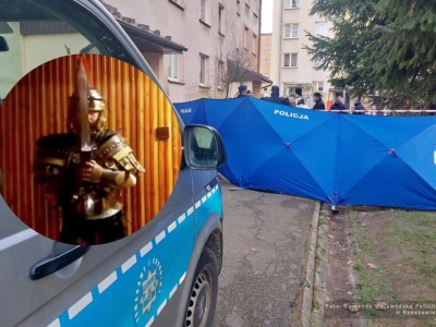 Wstrząsające wyniki sekcji zwłok po tragedii w Sanoku. Matka zginęła od ciosów mieczem, syn od kul