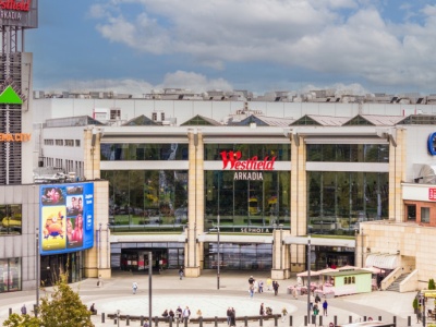 Lodowisko przed Westfield Arkadia już otwarte. Z nowości powstała świąteczna strefa Jacobs