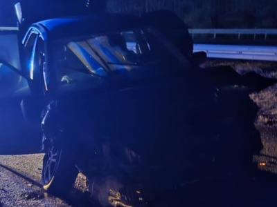 KOLIZJA CZTERECH POJAZDÓW NA AUTOSTRADZIE A2