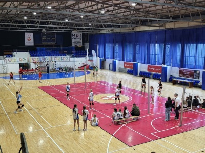 Medaliści mini siatkówki w Elblągu