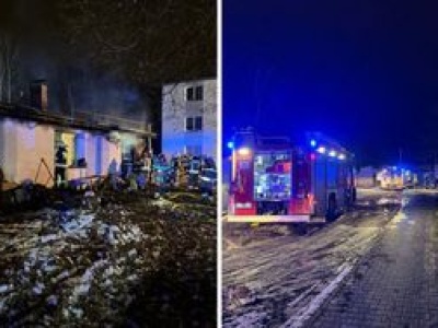 Tragiczny pożar w Pszczynie. Jedna osoba nie żyje