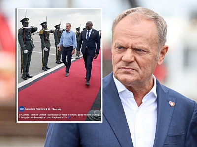 Donald Tusk ośmieszył się w Afryce?! Jego strój oburzył internautów