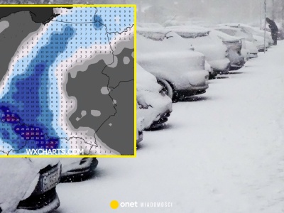 Silna śnieżyca sunie do Polski. W tych regionach może spać ponad 20 cm śniegu