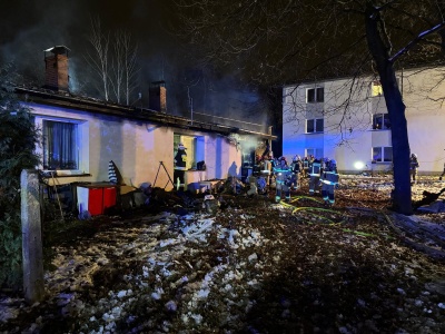 Tragiczny pożar w Pszczynie. Jedna osoba nie żyje, burmistrz miasta wydał oświadczenie