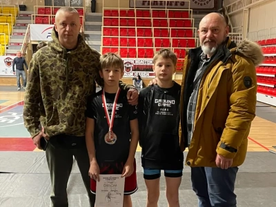 Brązowy medal Szymona Obajdy na XV Mistrzostwach Polski w Zapasach w Stylu Wolnym U14