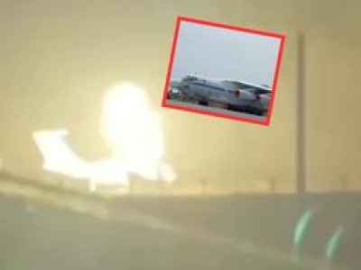 A-60 trafiony. Płonie rosyjska baza lotnicza