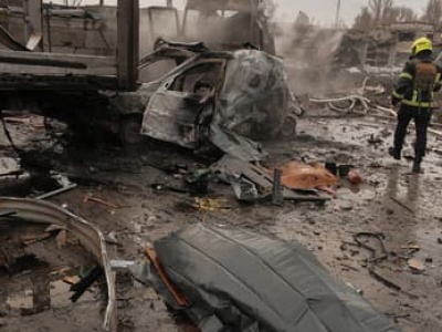 Kolejny zmasowany atak Rosji na Kijów