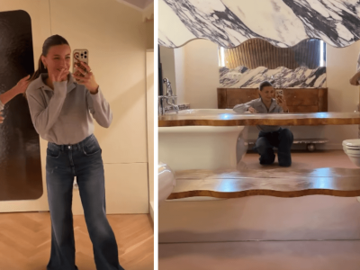 Julia Wieniawa pokazała wnętrze domku w lesie. Jest jakby luksusowo