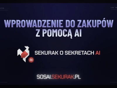 SOS AI. Sekurak o Sekretach AI, czyli mega praktyczna wiedza o sztucznej inteligencji w pigułce! + bonusowe odcinki na Black Week