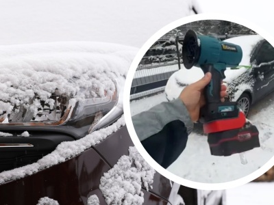 Test dmuchawy do śniegu. Viralowy gadżet poległ na mokrym puchu