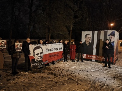Białystok solidaryzował się z Andrzejem Poczobutem w 56. miesięcznicę jego uwięzienia