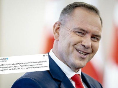 Ranking zaufania: Karol Nawrocki z rekordowym wynikiem, dalej Sikorski i Czarzasty