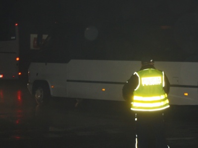 Policjanci zatrzymali niesprawny autokar. Zaborze