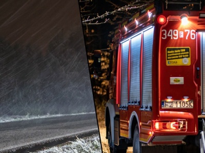 Śnieg storpedował polskie drogi. Ponad 2 tys. interwencji straży pożarnej