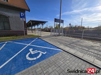 Wkrótce udostępnią nowy parking przy świdnickiej stacji. Ma być udogodnieniem dla podróżnych
