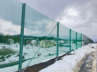 Siatki ochronne dla nietoperzy na S19 w okolicach Dukli