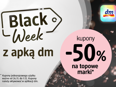 Black Week i codzienne oszczędności w drogerii dm w Andrychowie