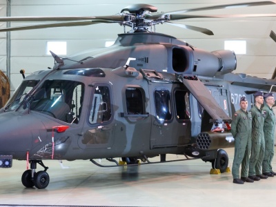 Pierwszy wyprodukowany w Polsce AW-149 już w polskiej armii!
