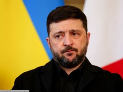 Von der Leyen i Costa po rozmowie z Zełenskim. 