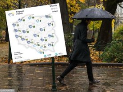 Deszczowy, ale ciepły wtorek. Prognoza pogody na 9 grudnia