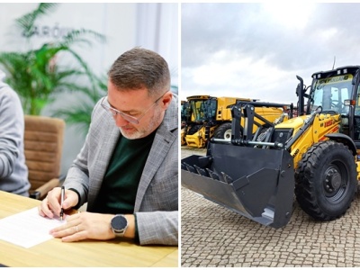 Ruszyły zakupy z Programu Ochrony Ludności. Do Żarowa trafiła koparka