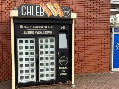 Rzemiślniczy chleb o każdej porze dnia i nocy. Piekarnia Croma inwestuje w chlebomaty