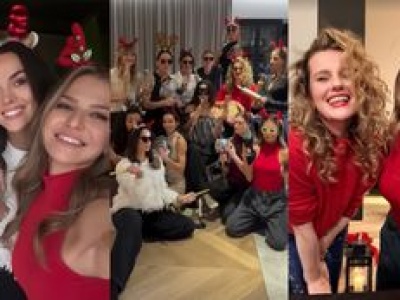 Celebrytki dokazują na corocznym pieczeniu pierniczków w willi Lewandowskiej: Paulina Krupińska, Zofia Zborowska i żony milionerów (ZDJĘCIA)