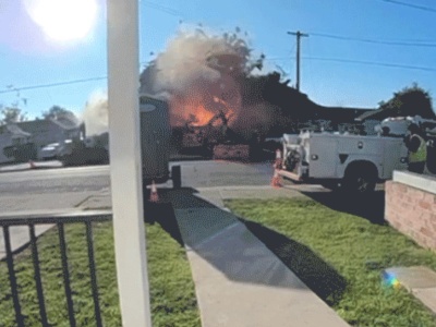 Potężna eksplozja w Kalifornii. Wybuch gazu zniszczył dom i dwa inne budynki