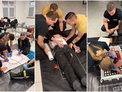 Przeszli szkolenie z tamowania krwotoków. Strażacy doskonalili praktyczne umiejętności