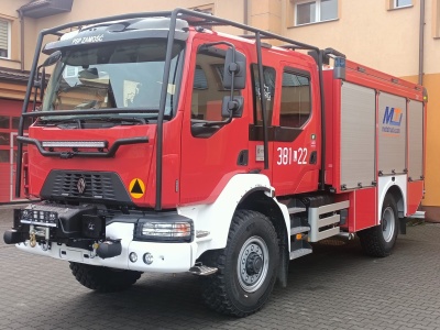 Strażacy z JRG Zamość doposażeni w nowy wóz