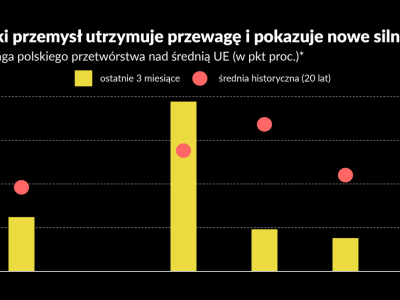 Polski przemysł rośnie szybciej od europejskiego. Przodują inne branże niż w przeszłości