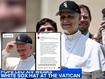 Nowe ikony stylu wybrane. Papież w czapce z daszkiem zmienia oblicze Watykanu