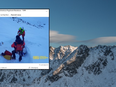 Śmiertelny wypadek na Orlej Perci. Nie żyje 20-latek