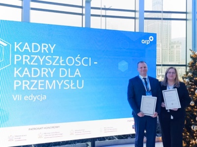 Fabian Duliba z drugą najlepszą pracą inżynierską w Polsce w konkursie ARP