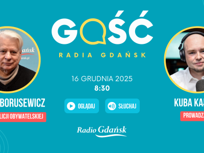 Gościem Radia Gdańsk będzie Bogdan Borusewicz, senator Koalicji Obywatelskiej