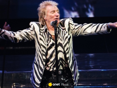 Rod Stewart nagle przerwał koncert i wykrzykiwał do fana. 