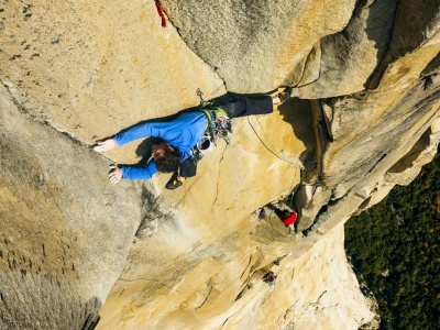Jim Pope i Sam Stroh robią „Magic Mushroom” 5.14a. Dopiero czwarte przejście!