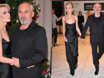 Jacek Kopczyński i jego ukochana Agnieszka debiutują na ściance jako MAŁŻEŃSTWO (ZDJĘCIA)