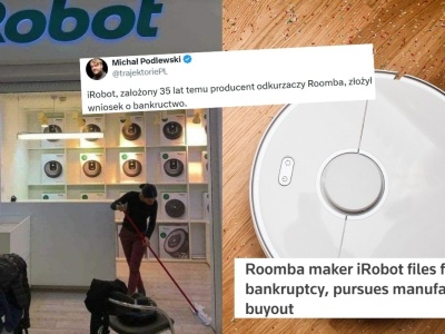 Producent Roomby tonie, złożono wniosek o upadłość, możliwe przejęcie firmy