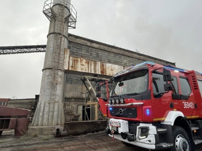 Kleczew. Pożar taśmociągu w kotłowni konińskiej kopalni