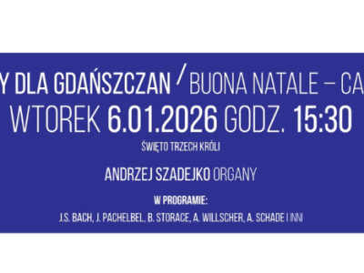 Karnawałowy koncert organowy u gdańskich franciszkanów w wykonaniu prof. Andrzeja Szadejki