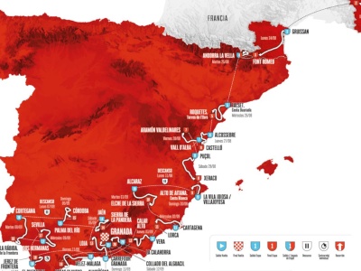 La Vuelta a España 2026 ujawnia swoją trasę, z Monako do Granady, przebiegając przez cztery kraje