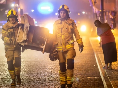 Strażacy interweniowali w bloku przy ulicy 31 Stycznia w Chojnicach (FOTO)