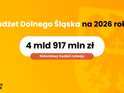 Blisko 5 miliardów złotych dla Dolnego Śląska. Przyszłoroczny budżet najwyższy w historii