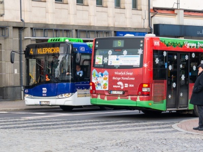 Świąteczne autobusy w Białymstoku
