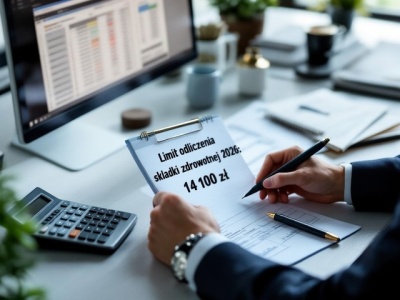 Składka zdrowotna 2026 i podatek liniowy - ile wynosi, jaki limit odliczenia