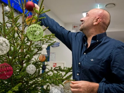 Choinka Nadziei w Siedleckim Centrum Onkologii (zdjęcia+film)