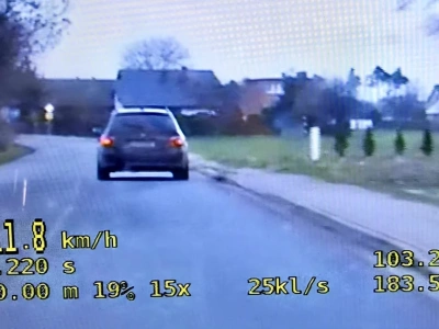 Pędził ponad setką w obszarze zabudowanym. Słono za to zapłacił