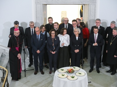 Abp Adrian Galbas na opłatku w Sejmie: współpraca to umiejętność ludzi mądrych